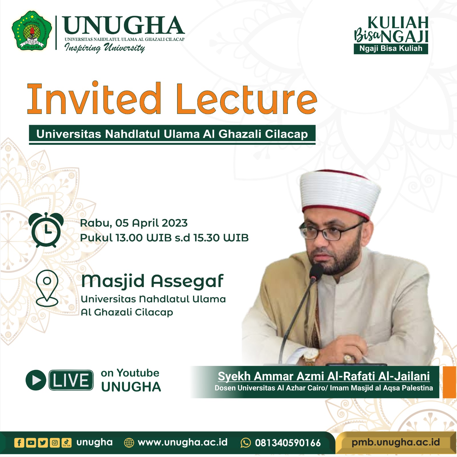 Galeri Kegiatan lomba adzan dan lcc dalam rangka memperingati hut ri ke 81 masjid jami al hikmah desa sumpingahyu bersama mahasiswa KKn Unugha